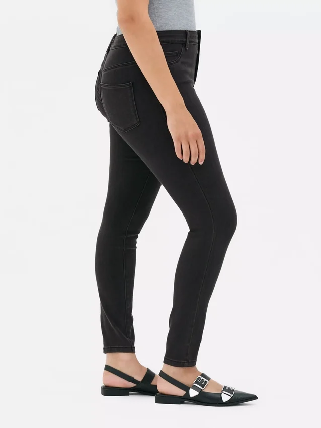 Essential mid-rise skinny jeans | vanlig