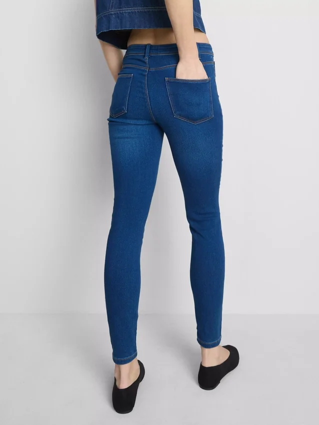 Essential mid-rise skinny jeans | vanlig