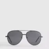 Fargede aviator-solbriller