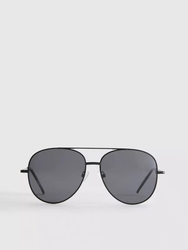 Fargede aviator-solbriller