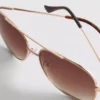 Fargede aviator-solbriller