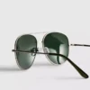 Fargede aviator-solbriller