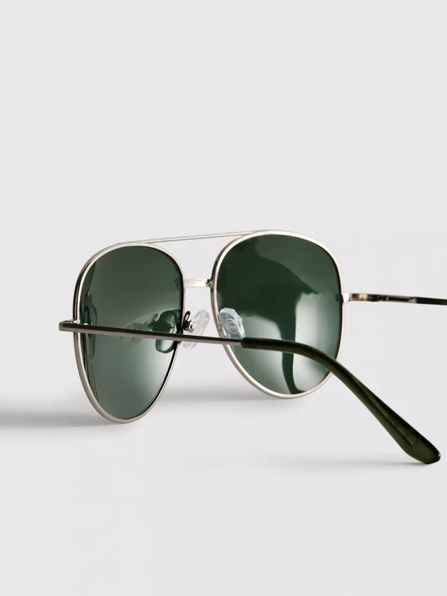 Fargede aviator-solbriller