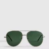 Fargede aviator-solbriller