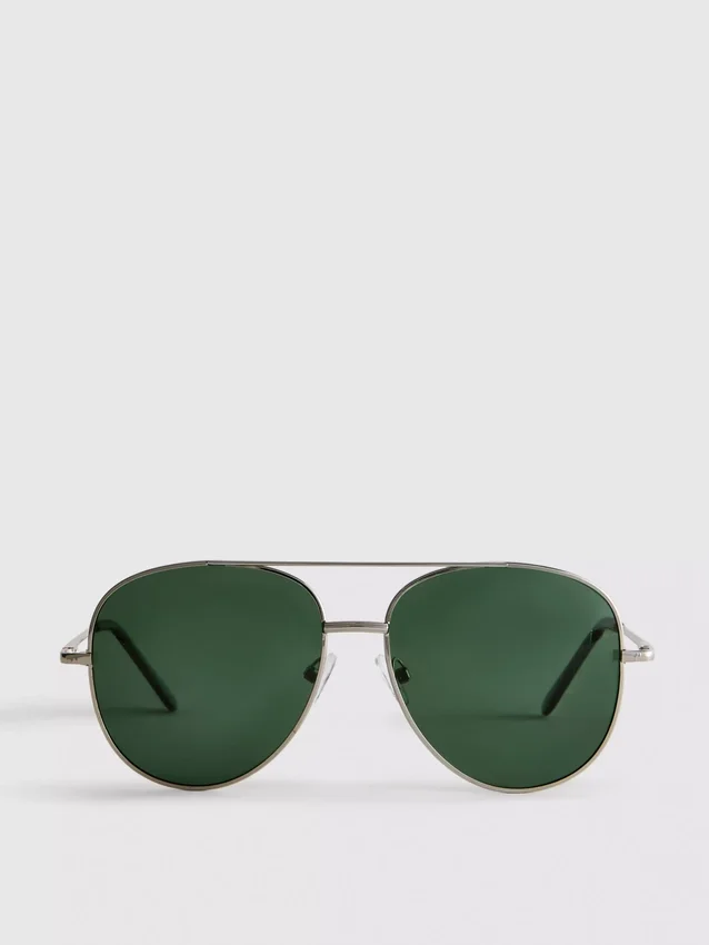 Fargede aviator-solbriller