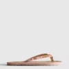 Flip-flops med sjøgress-effekt