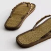 Flip-flops med sjøgress-effekt