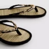 Flip-flops med sjøgress-effekt