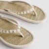 Flip-flops med sjøgress-effekt