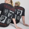 Foo Fighters-T-skjorte med grafisk trykk