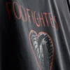 Foo Fighters-T-skjorte med grafisk trykk