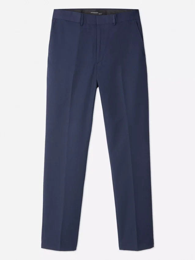 Formelle bukser i twill med slim fit