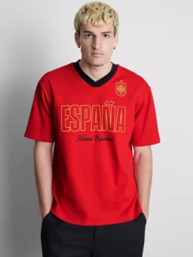 Fotball-T-skjorte med «Spain»-motiv