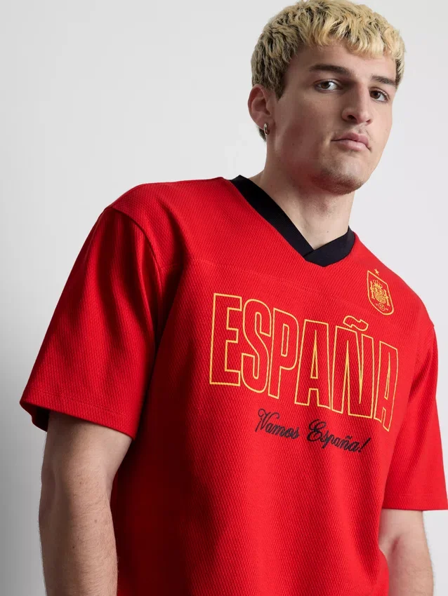 Fotball-T-skjorte med «Spain»-motiv