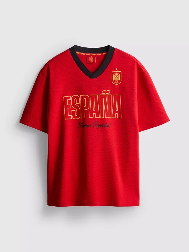 Fotball-T-skjorte med «Spain»-motiv