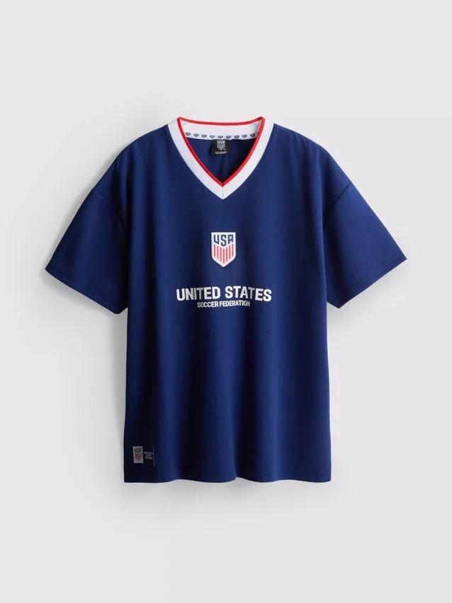 Fotballtrøye i bomull fra det amerikanske fotballforbundet