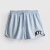 Fritidsshorts med høy bomullsandel i avslappet NYC-stil