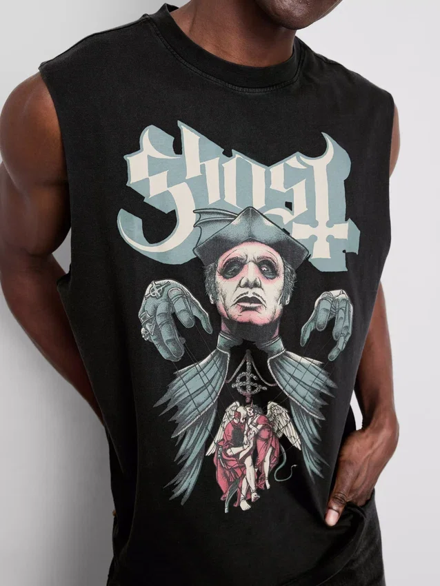 Ghost-T-skjorte med korte ermer