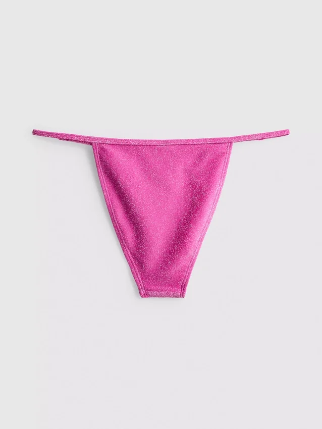 Glitrende bikinibukse