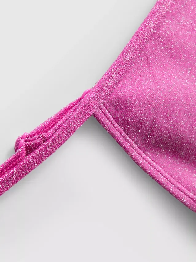 Glitrende bikinibukse