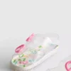 Glitter-jelly-sandaler med dobbel spenne og hælrem