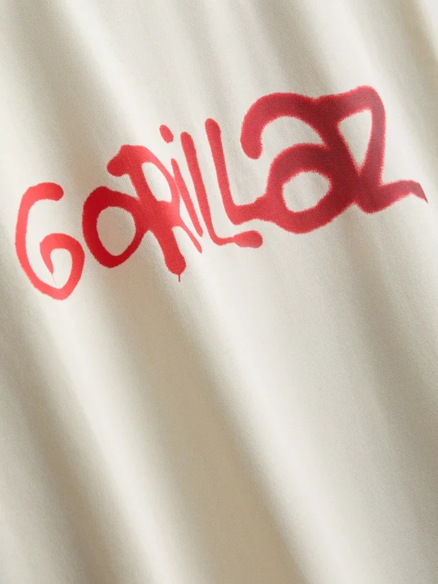 Gorillaz-tanktop med grafisk trykk