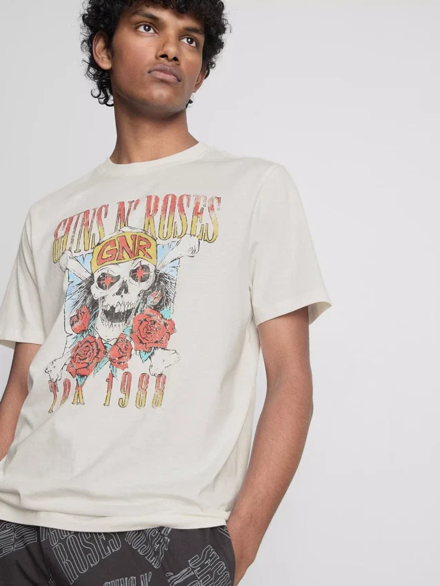 Guns N' Roses kort pysjamassett
