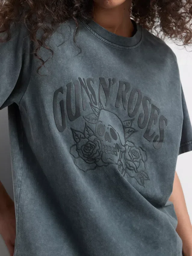 Guns N’ Roses T-skjorte med blonderkant