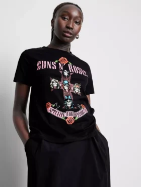 Guns N’ Roses-T-skjorte med «Cotton Album»-motiv