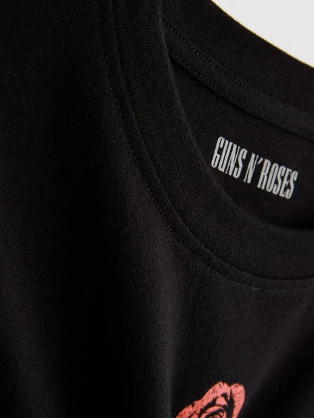Guns N' Roses-T-skjorte med «Cotton Album»-motiv