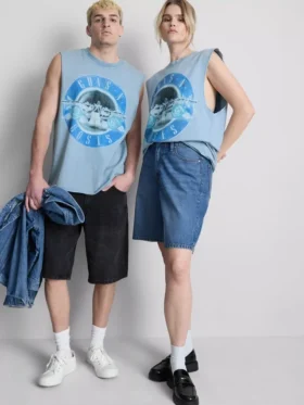 Guns N' Roses-tanktop med grafisk trykk