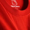 Hello Kitty bomulls-T-skjorte i avslappet stil med jordbærmotiv
