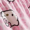 Hello Kitty-pysjamaser med korte bukser i boyfriend-stil