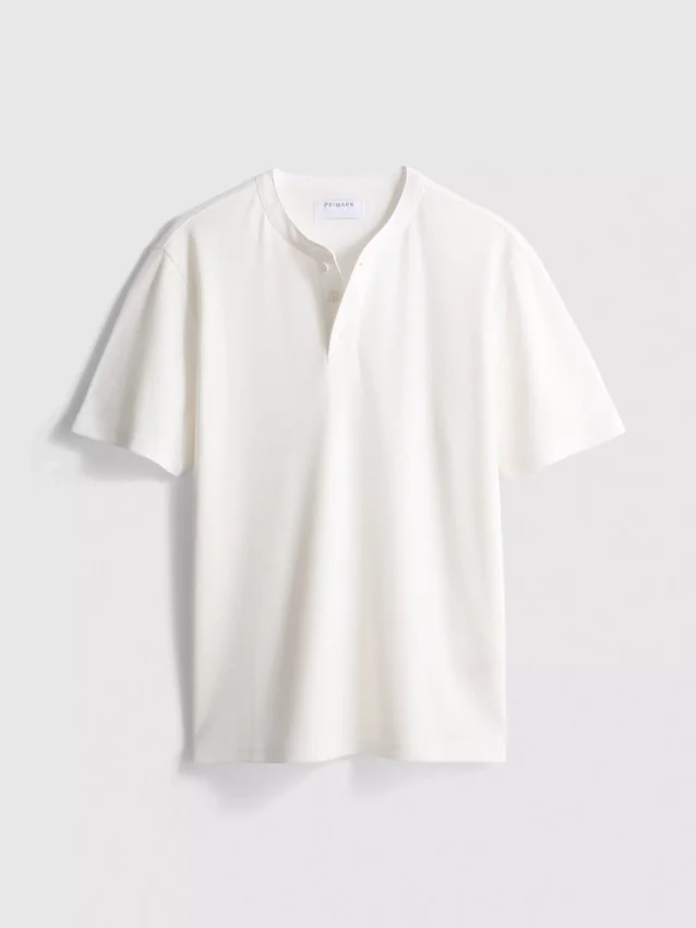 Henley-skjorte med struktur