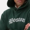 Hettegenser med Boston-motiv