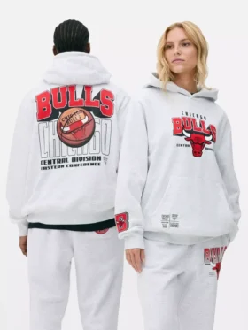 Hettegenser med NBA Chicago Bulls-logo