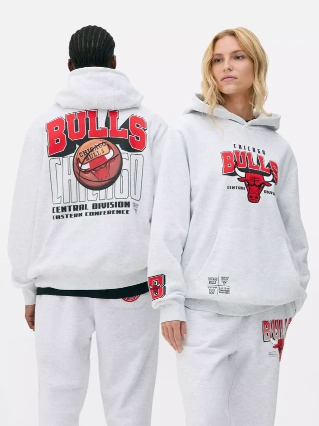 Hettegenser med NBA Chicago Bulls-logo