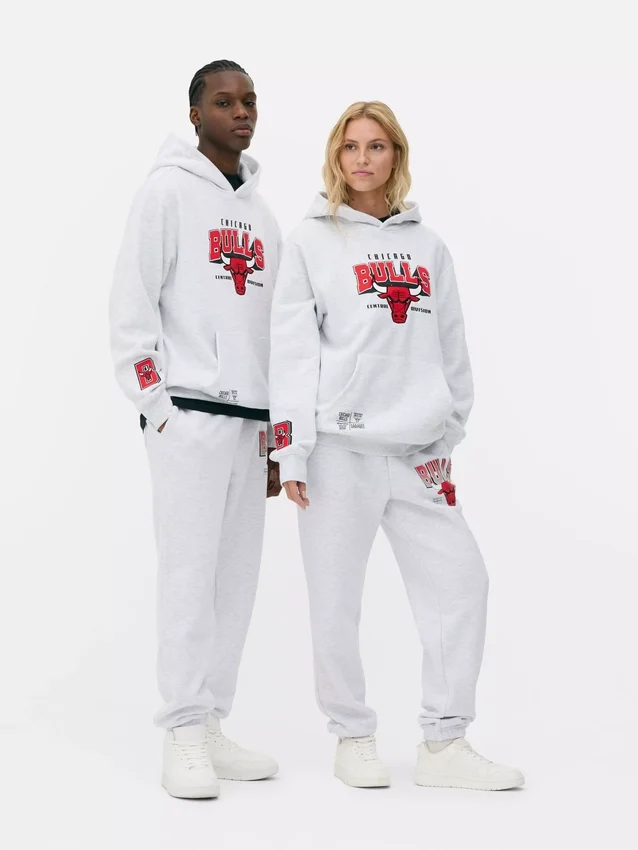 Hettegenser med NBA Chicago Bulls-logo