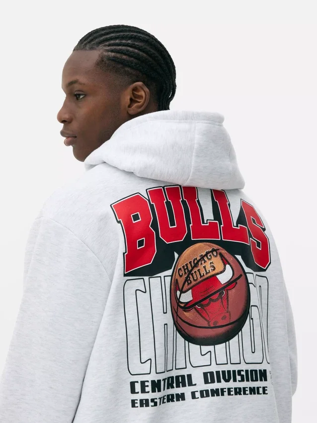 Hettegenser med NBA Chicago Bulls-logo