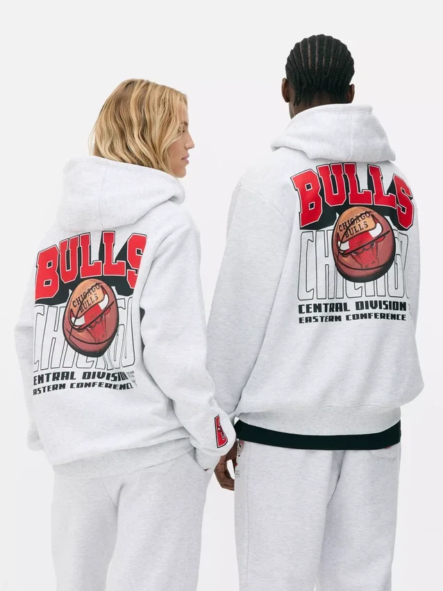 Hettegenser med NBA Chicago Bulls-logo