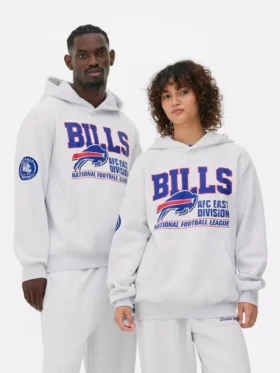 Hettegenser med «NFL Buffalo Bills»-trykk