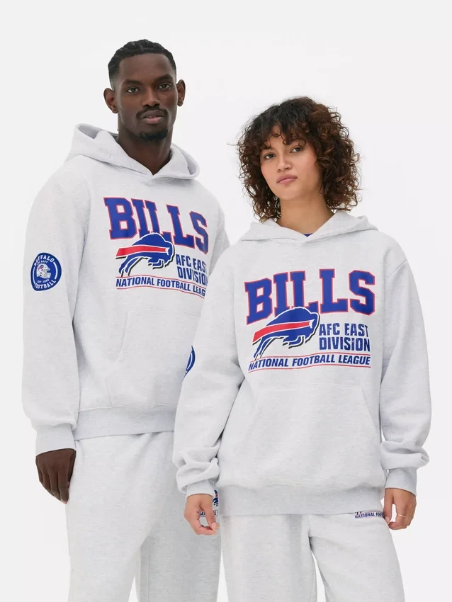 Hettegenser med «NFL Buffalo Bills»-trykk