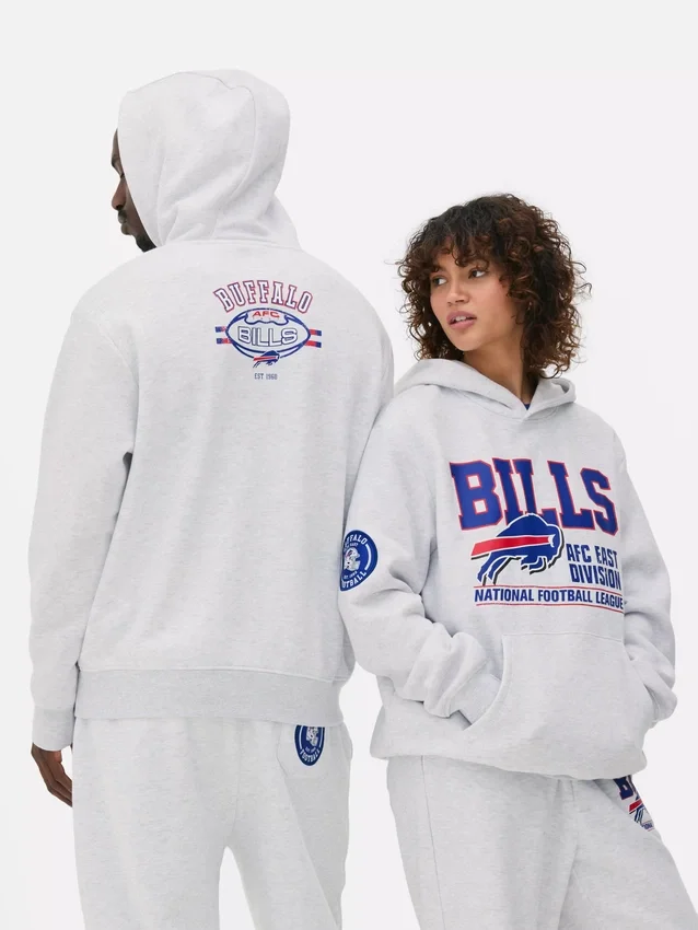 Hettegenser med «NFL Buffalo Bills»-trykk