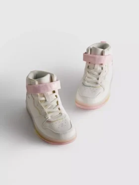 Høye sneakers med lysende enhjørning