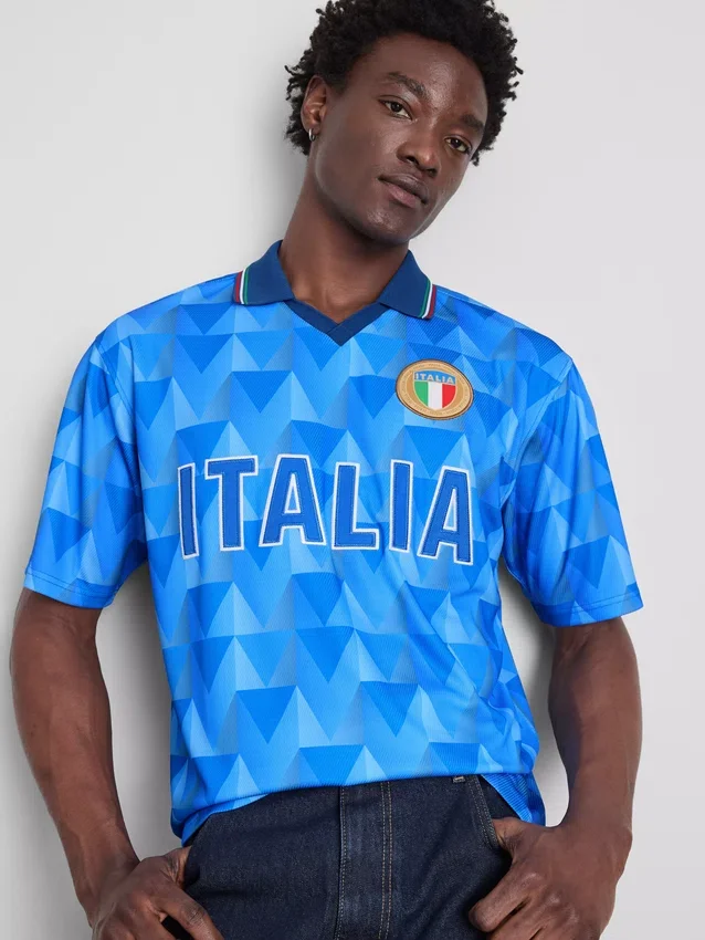 Italiensk T-skjorte med korte ermer