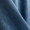 Jeans i bomullsdenim med avsmalnende, rette ben
