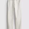 Jeans i bomullsdenim med rett ben