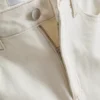 Jeans i bomullsdenim med rett ben
