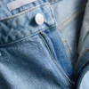 Jeans i bomullsdenim med rett ben
