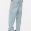 Jeans med høy midje og avslappet passform